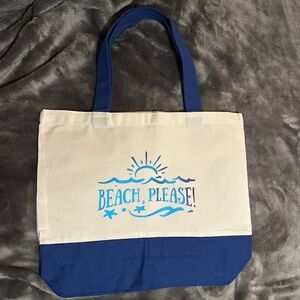 Custom Tote Bag - Colored base - Reusable - Beach Please